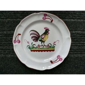 19th Century Earthenware Plate From Islettes