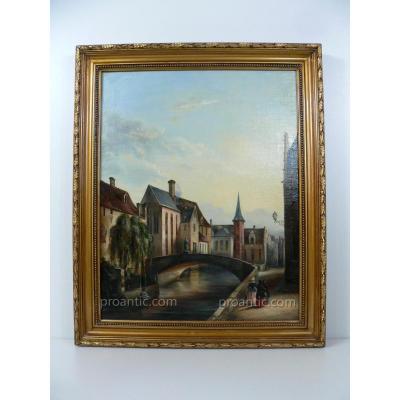 Hst Representing The City Of Bruges In The Nineteenth