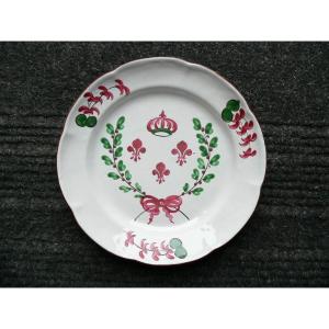 Earthenware Plate From Islettes XIXth