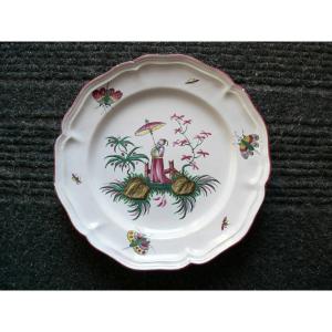 Eighteenth Luneville Earthenware Plate