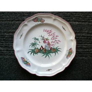 Eighteenth Luneville Earthenware Plate