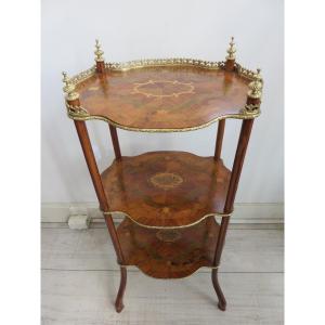 Harness With Three Inlaid Trays, Napoleon III Style, Early 20th Century