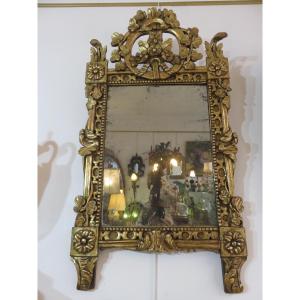18th Century Gilded Wooden Mirror
