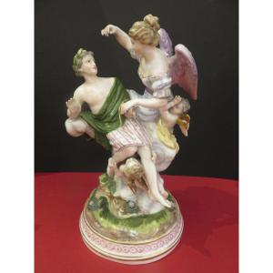 Meissen Porcelain Group, 19th Century