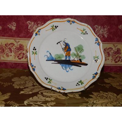Nevers Faience Plate