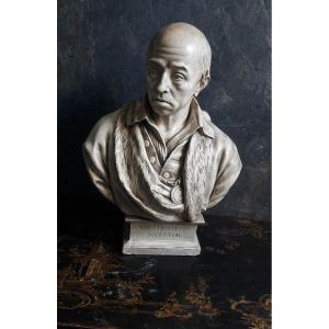 Gilles Lambert Godecharle: "laurent Delvaux", 1824, Signed Plaster