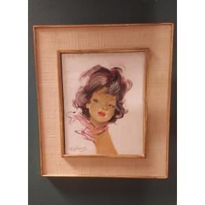 Jean Gabriel Domergue (1889-1962), Elegant, Signed 