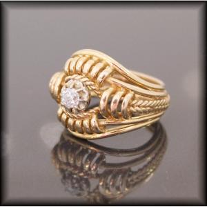 Gold And Diamond Ring - Years 45-55