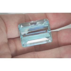 Aquamarine 54.70 Ct With French Certificate