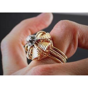 Gold And Diamond Ring