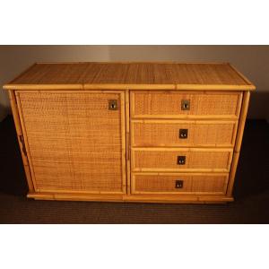 1970s Bamboo Buffet