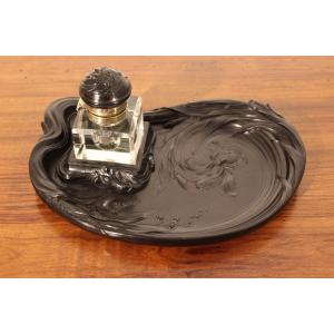 Art Nouveau Inkwell