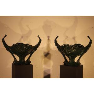 Pair Of Planters By Hector Guimard