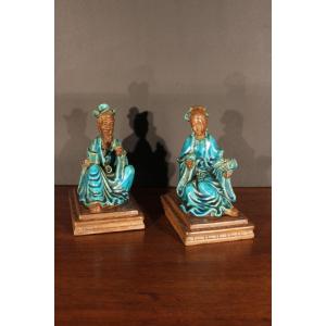Pair Of Chinese Statues