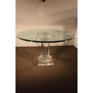  1970s Pedestal Table