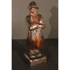 Wooden Statuette From The 1940s