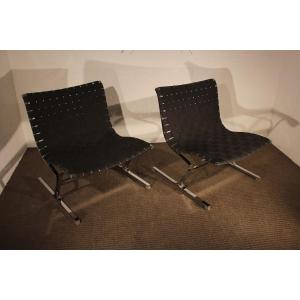 Pair Of Armchairs By Ross Littel