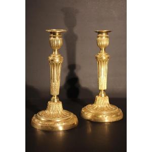 Pair Of Louis XVI Candlesticks