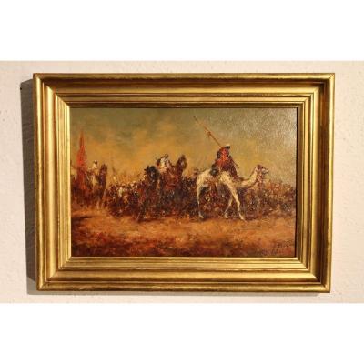 Orientalist Painting By F-alarcon