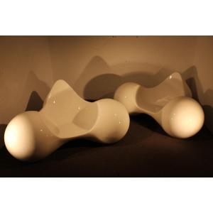 Pair Of Armchairs By Eero Aarnio