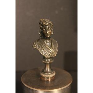 Female Bust Wax Stamp