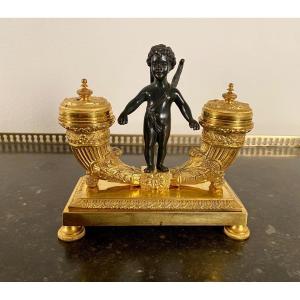 Empire Period Inkwell