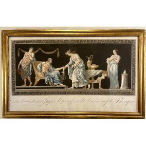 2 Color Engravings After Moitte