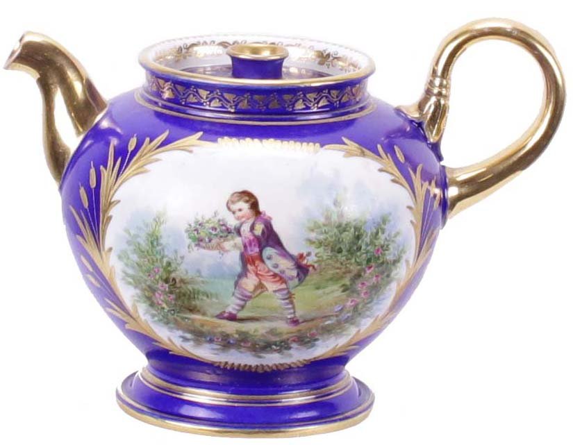 servizio Tete-a-Tete in porcellana Sevres XIX secolo-photo-2