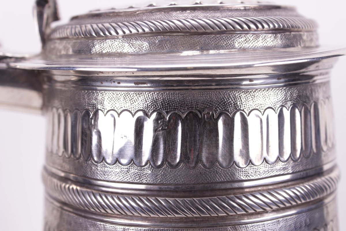 Tankard in argento 925/000 Londra 1680-photo-4