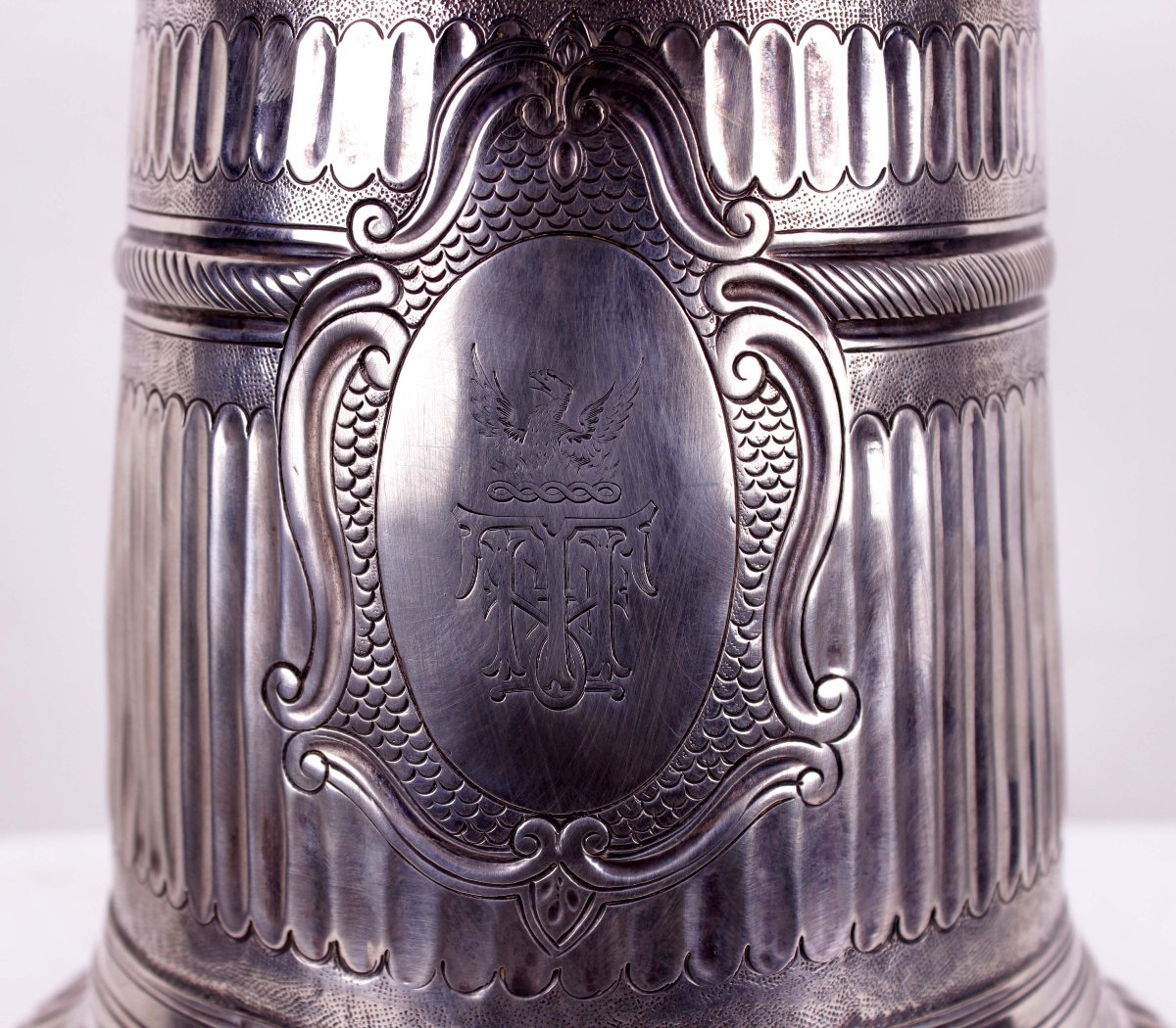 Tankard in argento 925/000 Londra 1680-photo-1