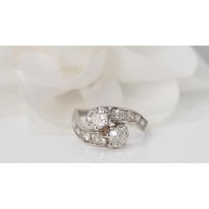 You And Me Ring In White Gold And Diamonds