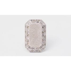 Carolina Bucci Ring In White Gold And Diamonds 