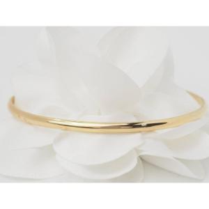 Yellow Gold Half Bangle Bracelet