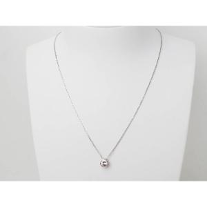 White Gold And 0.77ct Diamond Solitaire Necklace