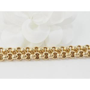 Yellow Gold Jaseron Mesh Bracelet