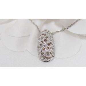 Necklace In White Gold And Diamonds