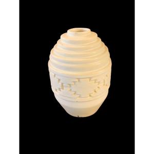 Earthenware Vase Octave Larrieu