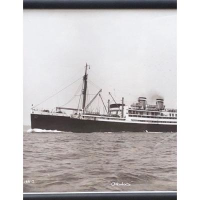 Photograph Of Beken Of Cowes Steam Boat “orinoco”