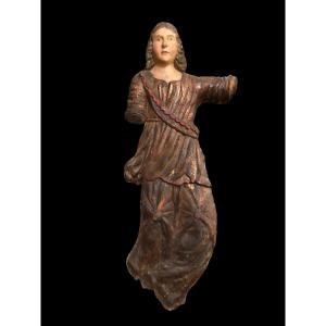 Sculpture In Polychrome Wood Reliefs