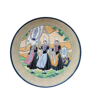 Handmade Ceramic Breton Dish