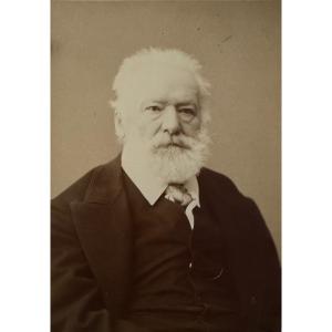Victor Hugo - Original Photograph By Chalot. Albumen Print. 1884.