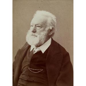 Victor Hugo - Original Photograph By Chalot. Albumen Print. 1884.