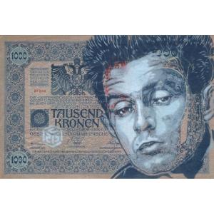 Christian Guemy – C215 - "egon Schiele". Original Work. Tribute To The Viennese Master.
