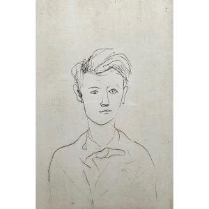 [arthur Rimbaud] – Georg Eisler (1928.1998) Numbered Engraving. Rare Portrait Of The Poet. 