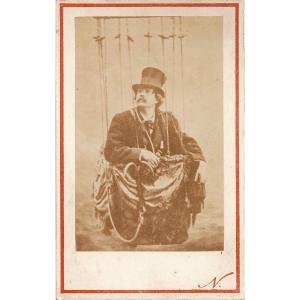 Nadar – Self-portrait With Balloon - Business Card Format Photograph (cdv) 