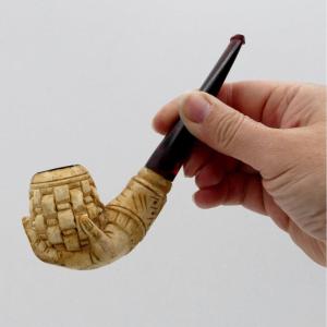 Pipe In Meerschaum And Tortoise Shell, 19th Century.