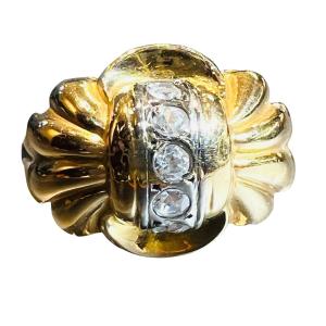 Ring 1950s 18-carat Gold