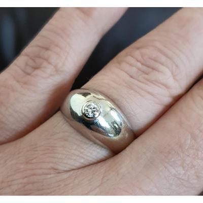18ct Gold Ring Set With A 0.18 Ct Brilliant