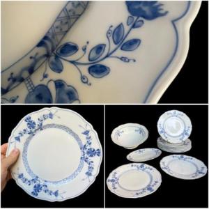 10-piece Limoges Porcelain Dinner Service From Maison Haviland, Angevine Model