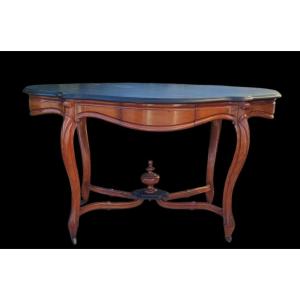 Napoleon III Period Mahogany Pedestal Table 